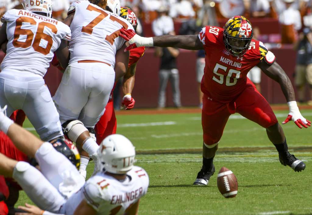 Maryland DL, and PAYDIRT Sports Law client, Mbi Tanyi to attend Texans’ Local prospect day