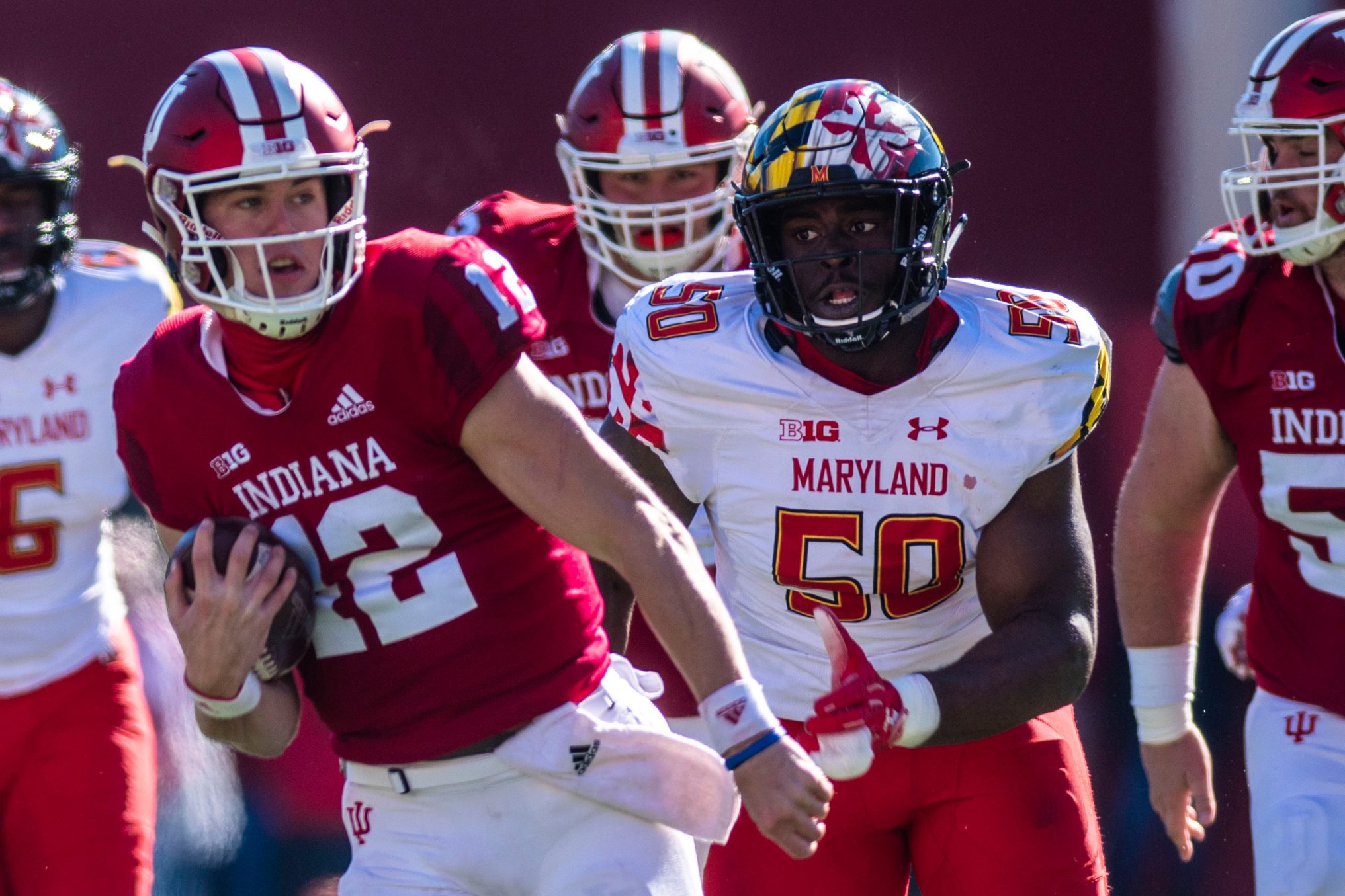 Maryland football defensive lineman Mbi Tanyi accepts two rookie minicamp invites